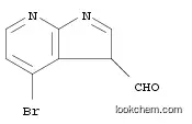 Molecular Structure of 1198277-83-6 (3H-Pyrrolo[2,3-b]pyridine-3-carboxaldehyde, 4-bromo-)